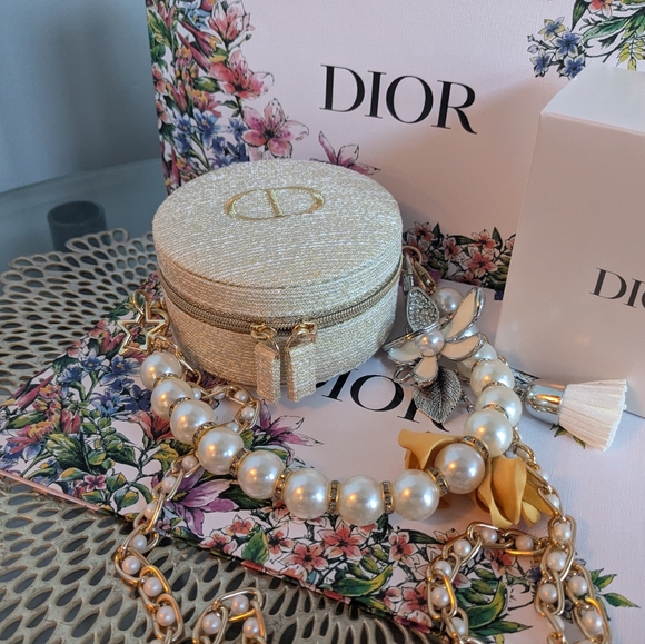 Christian Dior Vanity Pouch Jewelry case accessory make-up Holiday Novelty 2024 - Picture 9 of 11